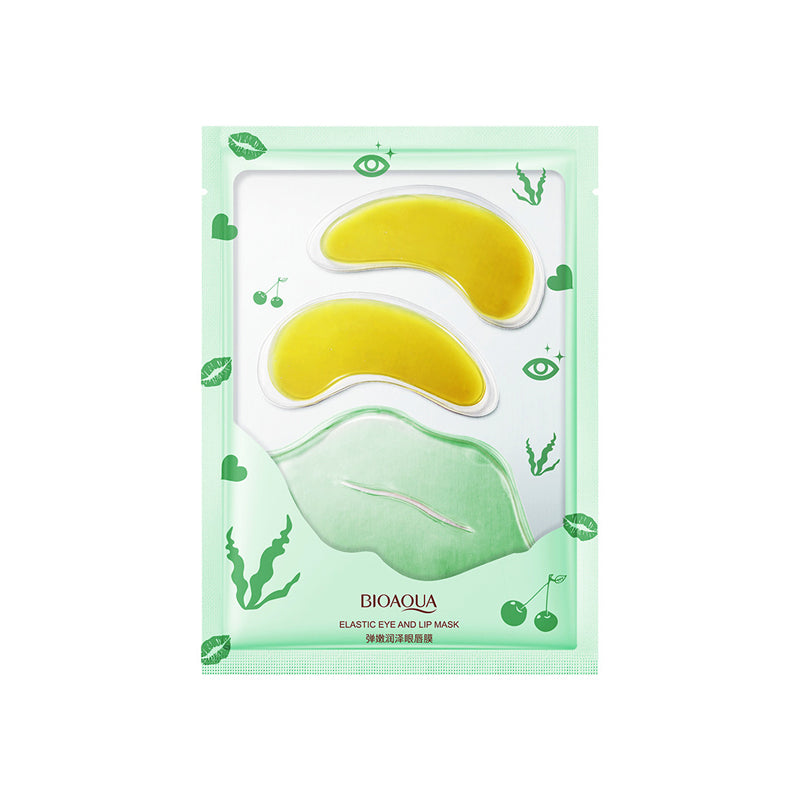 眼部和唇部轮廓的亮泽保湿面膜
