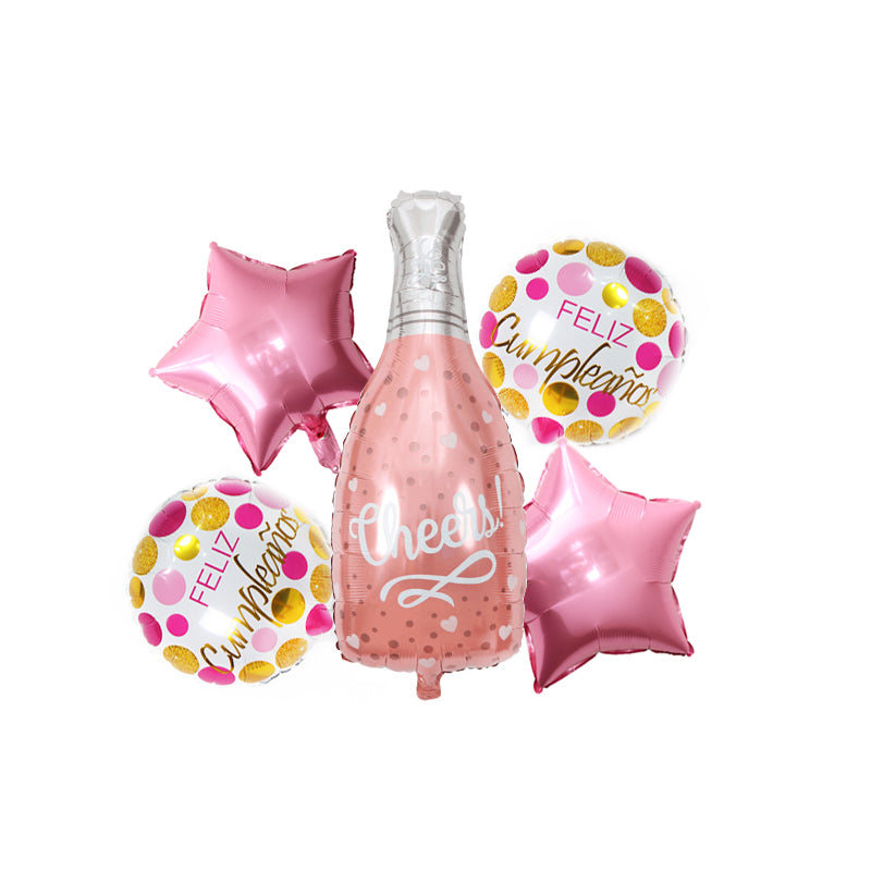 Set de Aluminio para Cumpleaños 5pzs