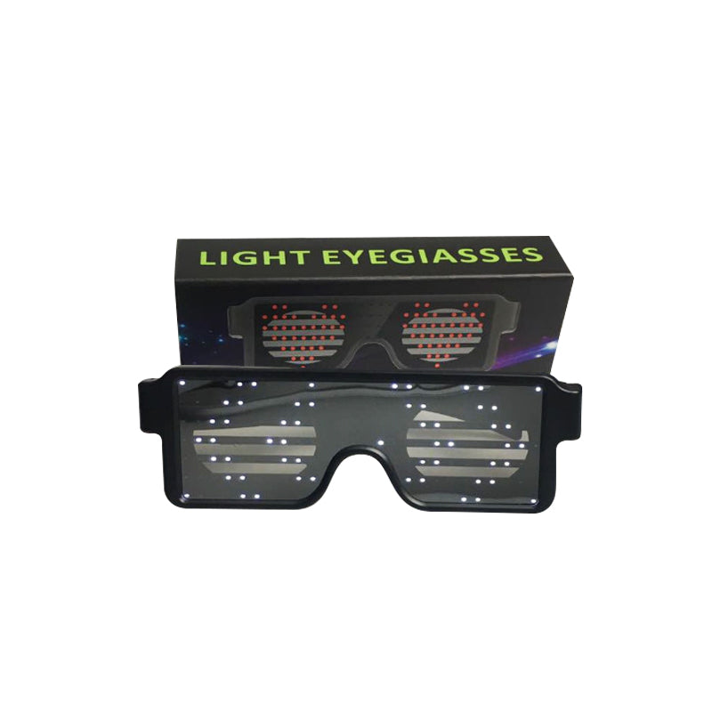 Gafas con luz LED/en caja